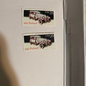 Vintage 1932 Packard Stamps
